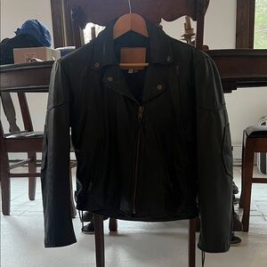 Walter Dyer Black Leather Jacket